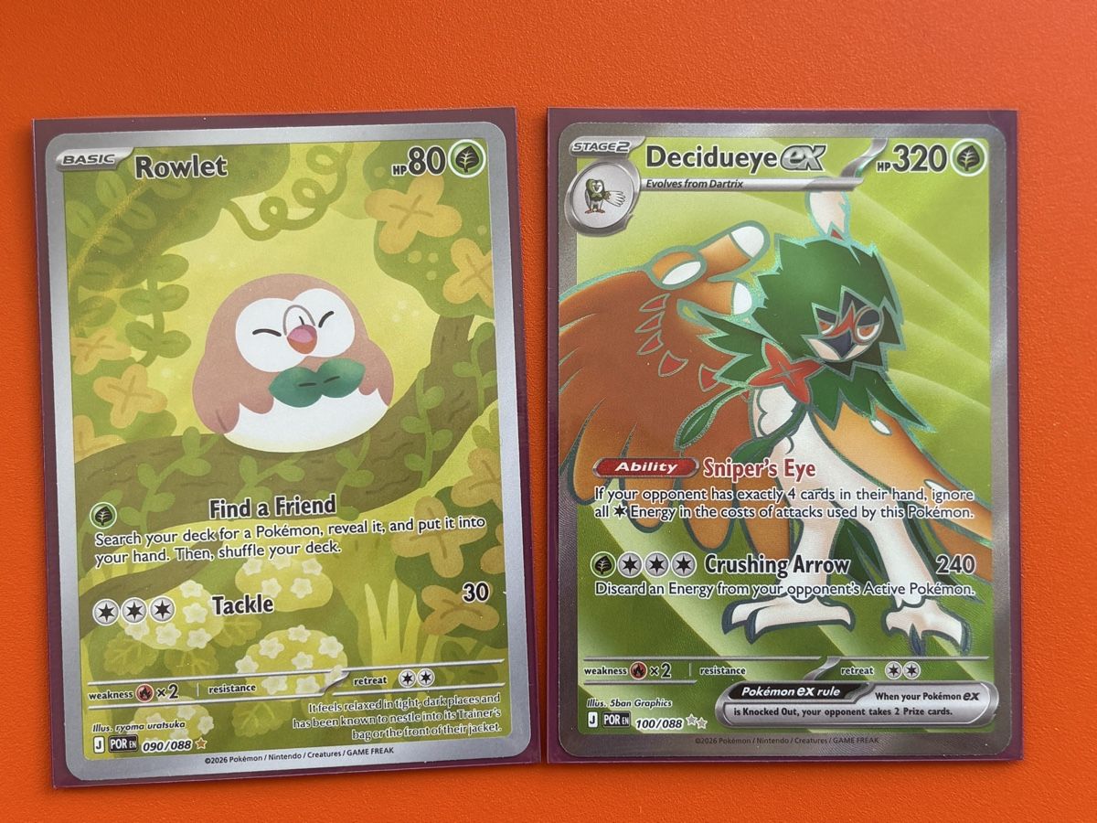 Pokémon Carte collezionabili: Rowlet und Decidueye – Nuovo (secondo la descrizione) da Bern venduto da orange4704