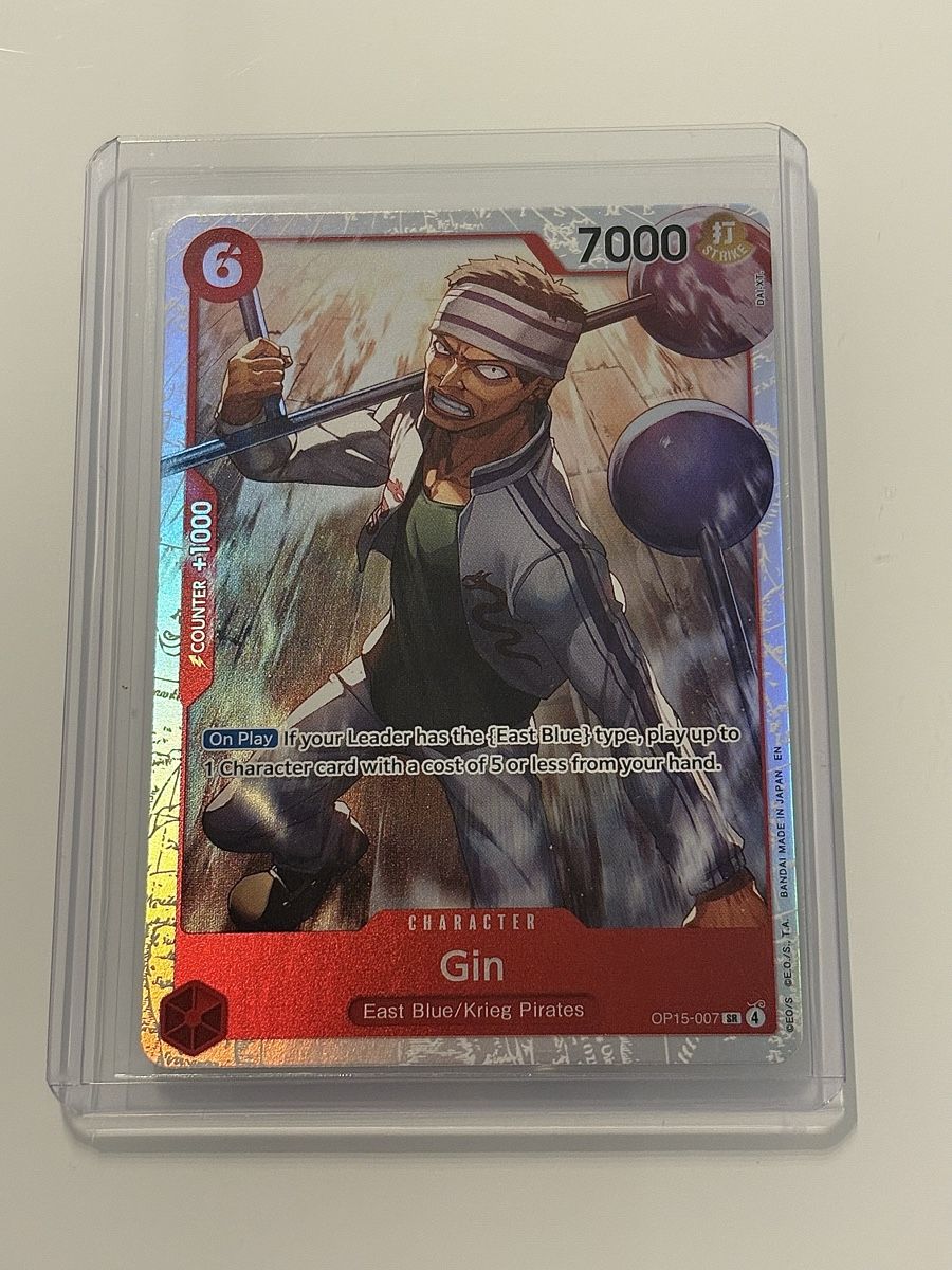 Bandai Cartes à collectionner: One Piece TCG - Gin OP15-007 – Neuf (Voir description) à Pieterlen par Mira_o7
