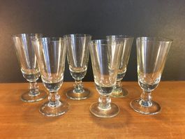 Vintage Mundgebläsen 6 Kafeegläser