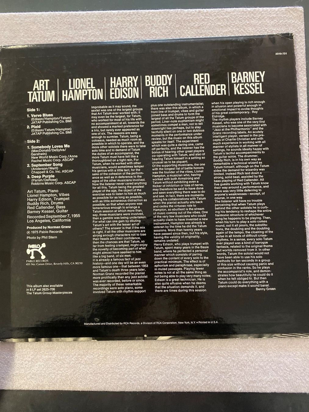 Dischi in vinile: LP The Tatum Group Masterpieces - Swing vom Feinsten – Usato da Abtwil SG venduto da steph61 3