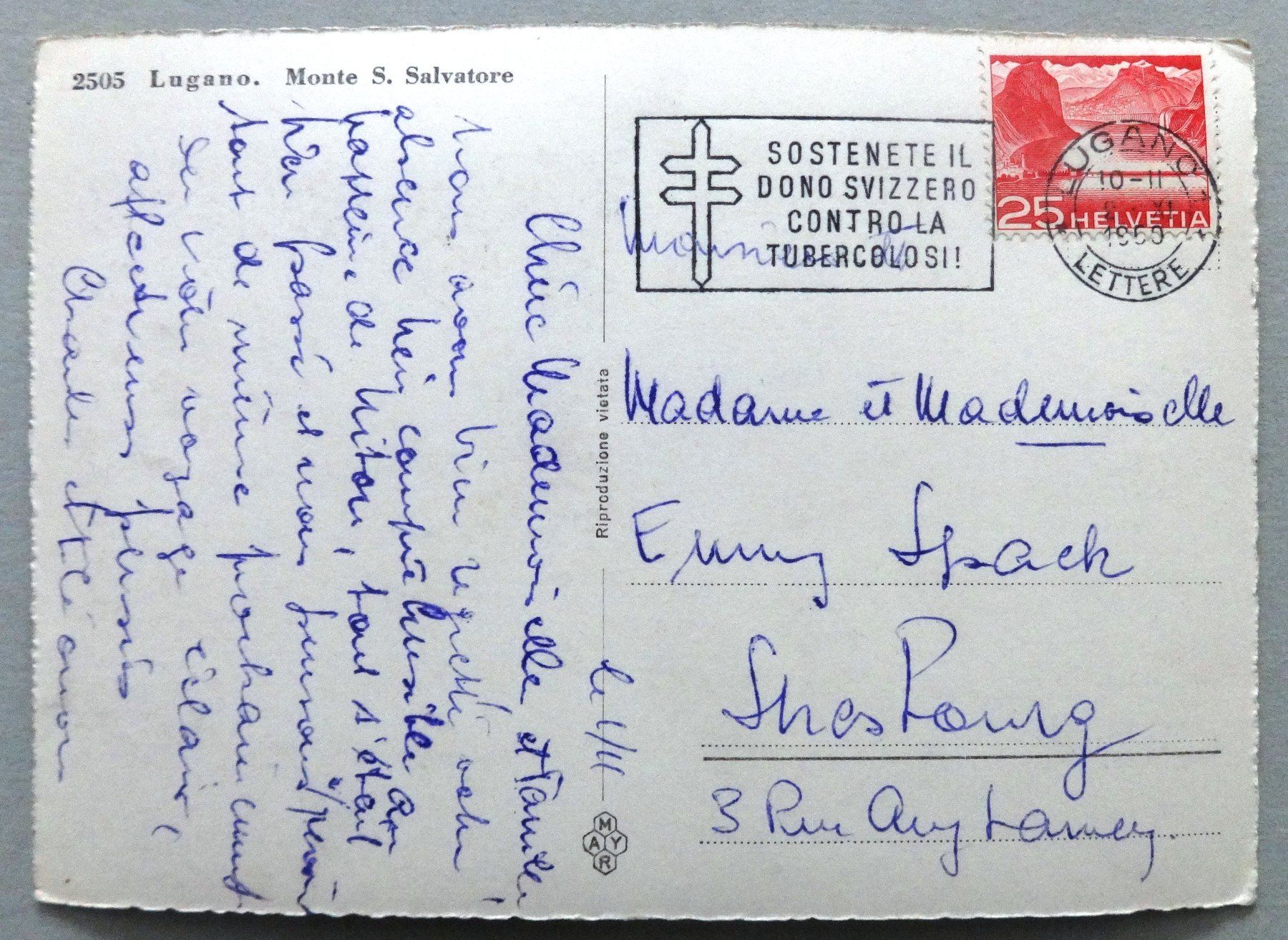 Cartes postales: Lugano, Monte S. Salvatore – D'occasion à Fétigny par Billy2miny 1