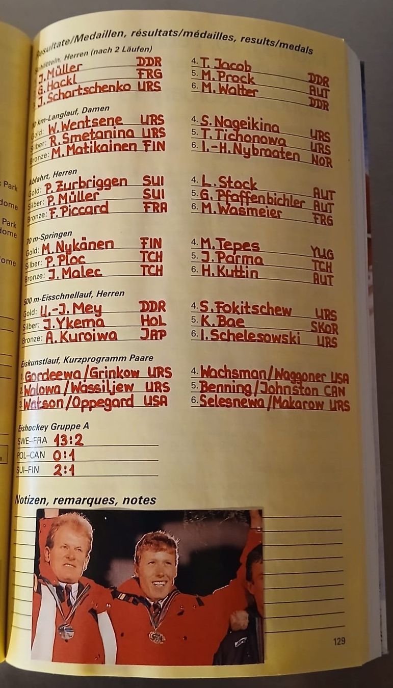 Libri: Schweizer Olympiaführer Calgary 1988 – Usato da Krauchthal venduto da mago371 3