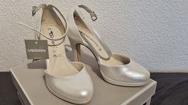 Tamaris Damen Pumps, Gr. 35, weiss, NEU, Hochzeit
