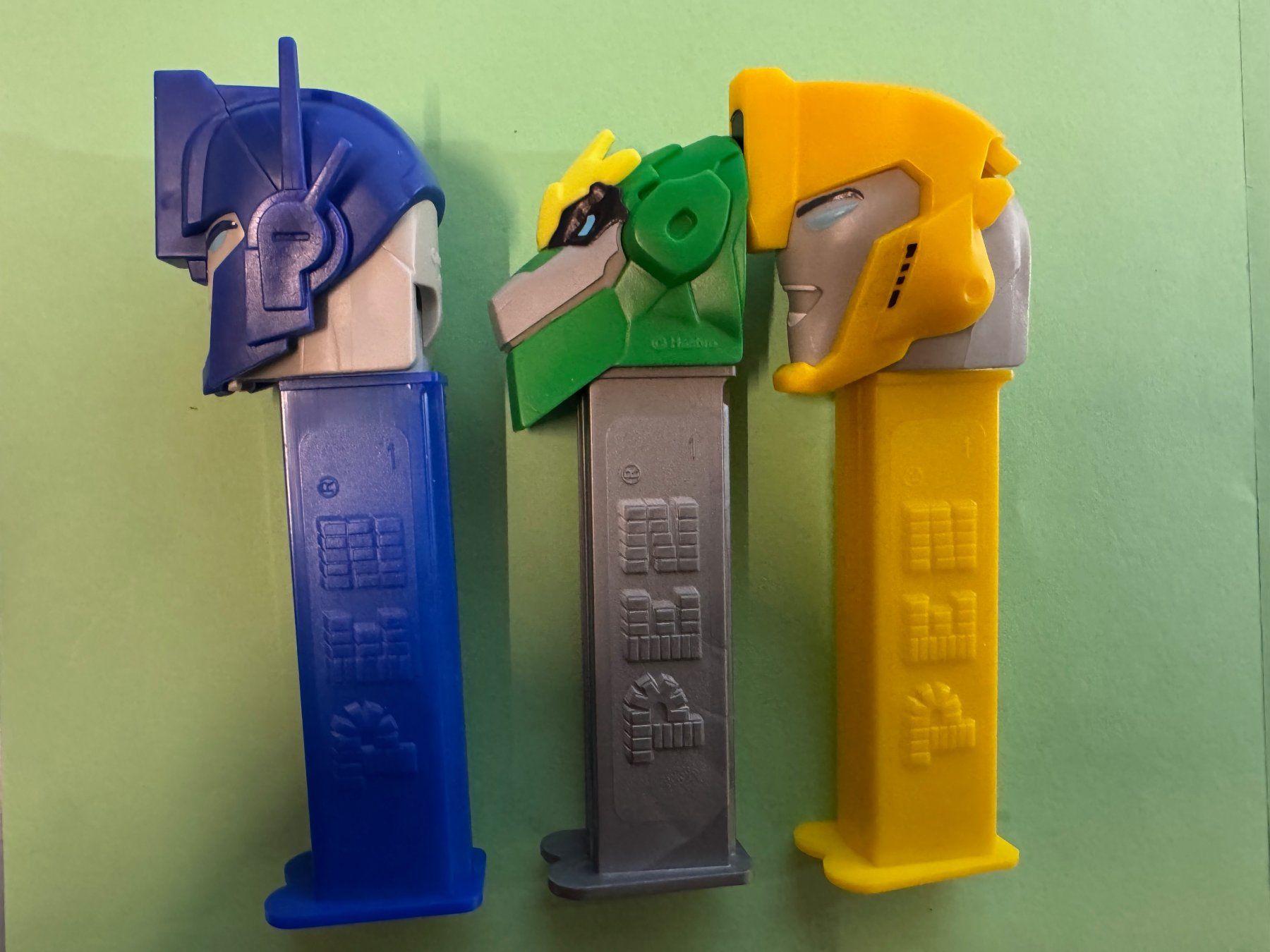Pez Statuette: Transformers PEZ Spender Set - Optimus, Grimlock, Bumblebee – Usato da Hedingen venduto da Wowi 3