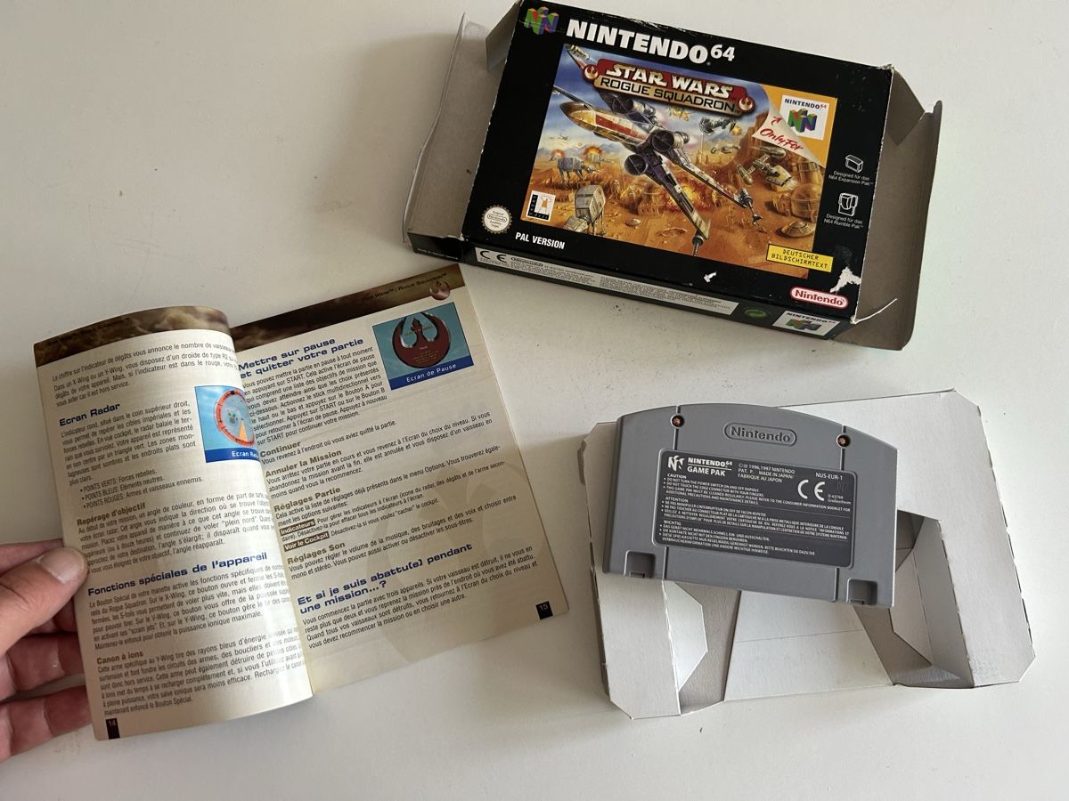 Nintendo Giochi: Star Wars Rogue Squadron N64 cib – Usato da Pully venduto da PongDayOne 8