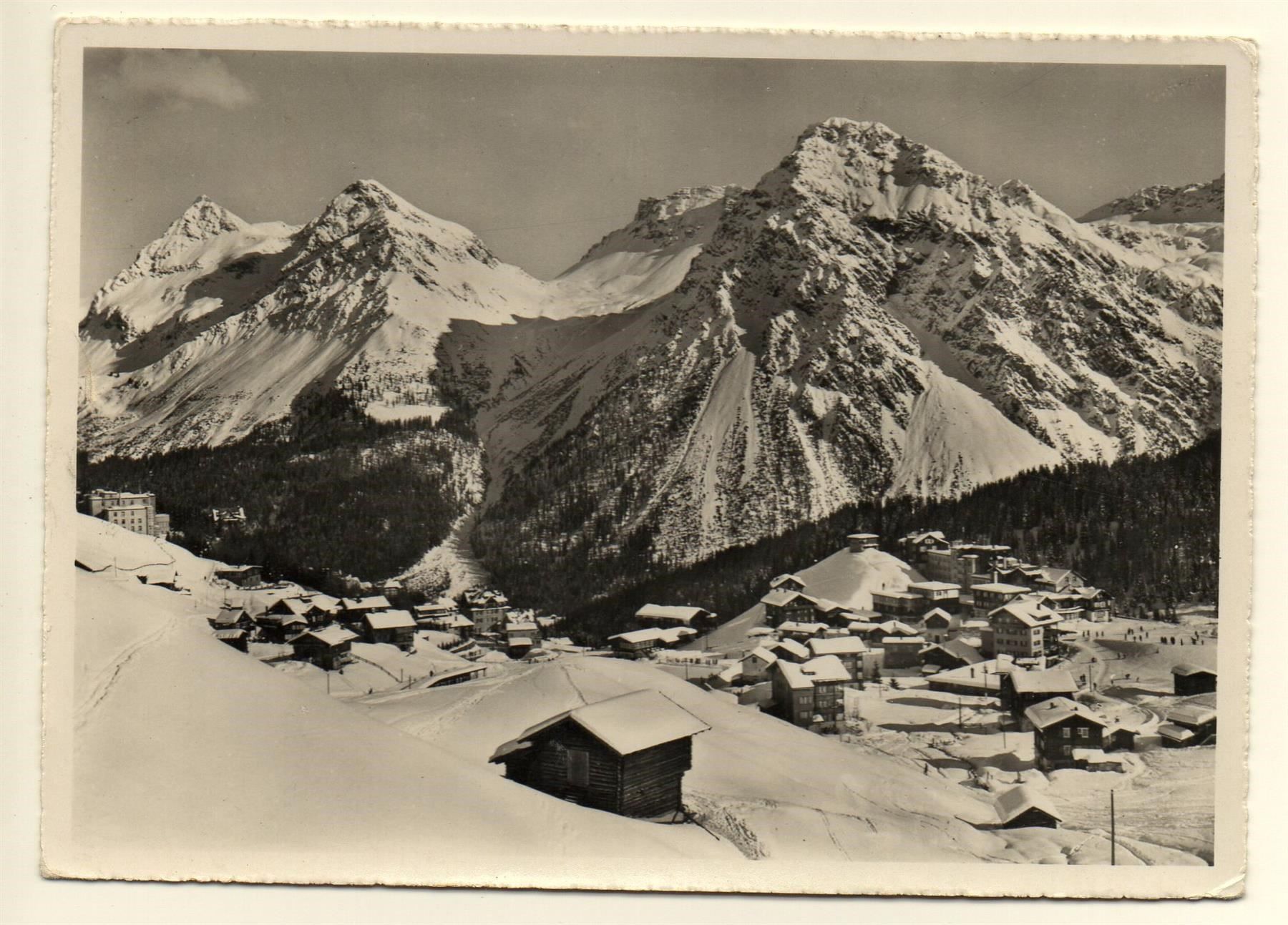 Cartoline postali: INNER-AROSA – Usato da Jona venduto da philajona