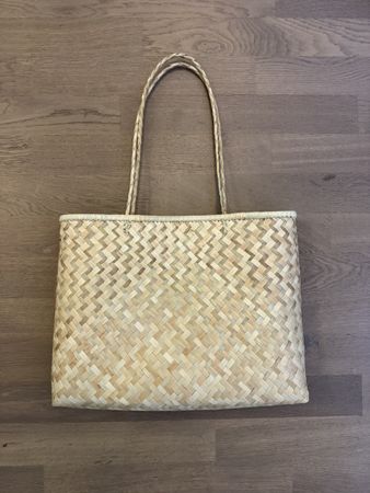 Strandtasche / Strohtasche, Handarbeit aus Rodrigues