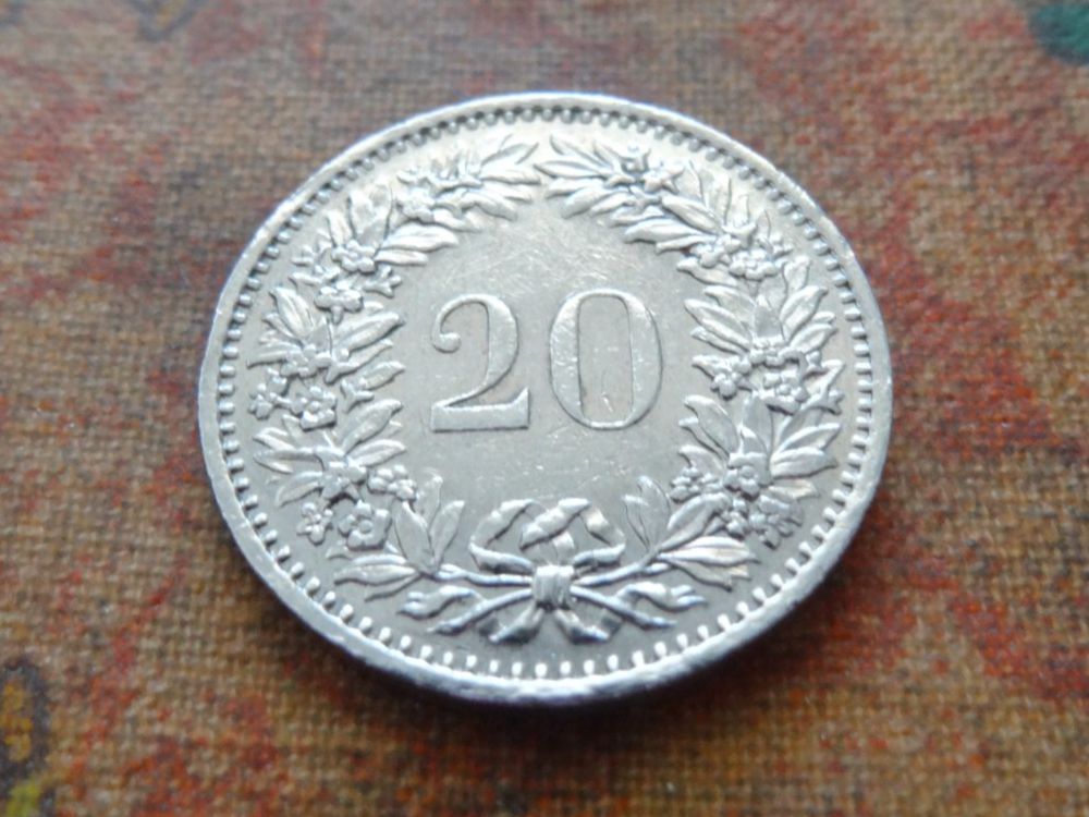 Tutti le monete: 20 Rp. 1980 – Usato da Romanel-sur-Lausanne venduto da Swift13 1