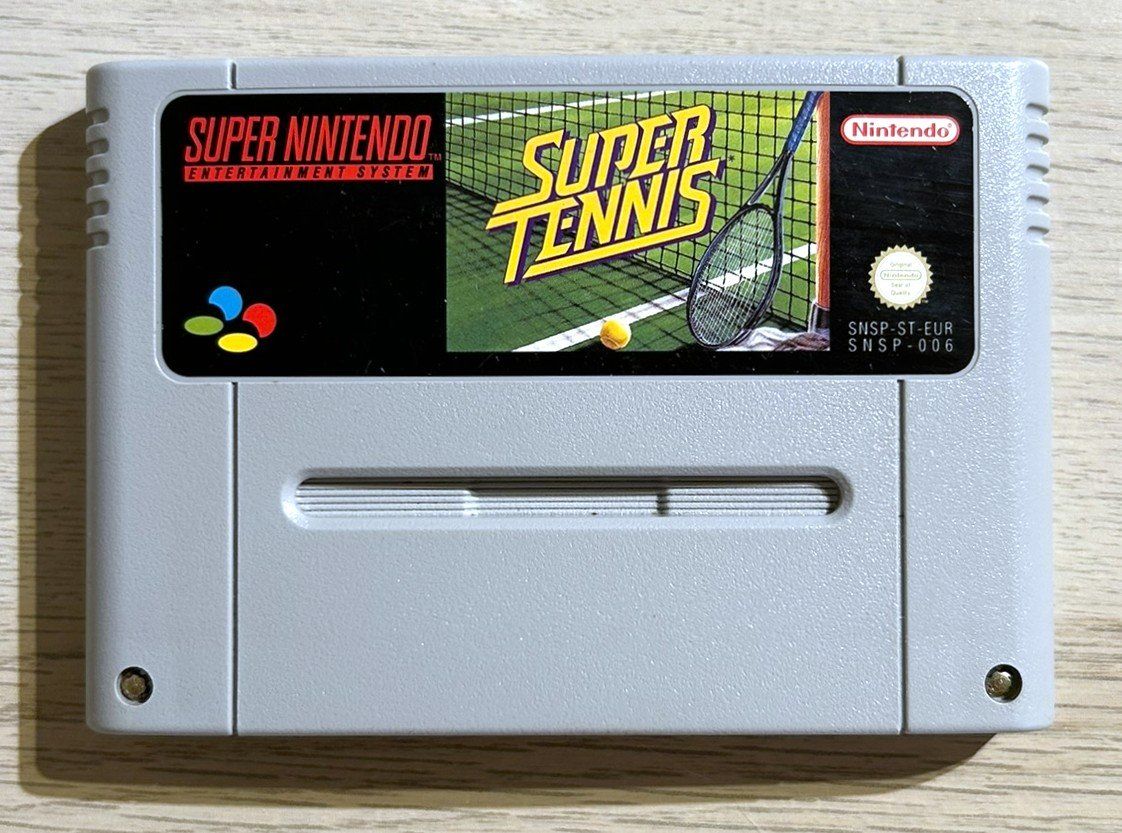 Nintendo Giochi: Super Tennis Super Nintendo SNES – Usato da St. Gallen venduto da Alpine.Arcade