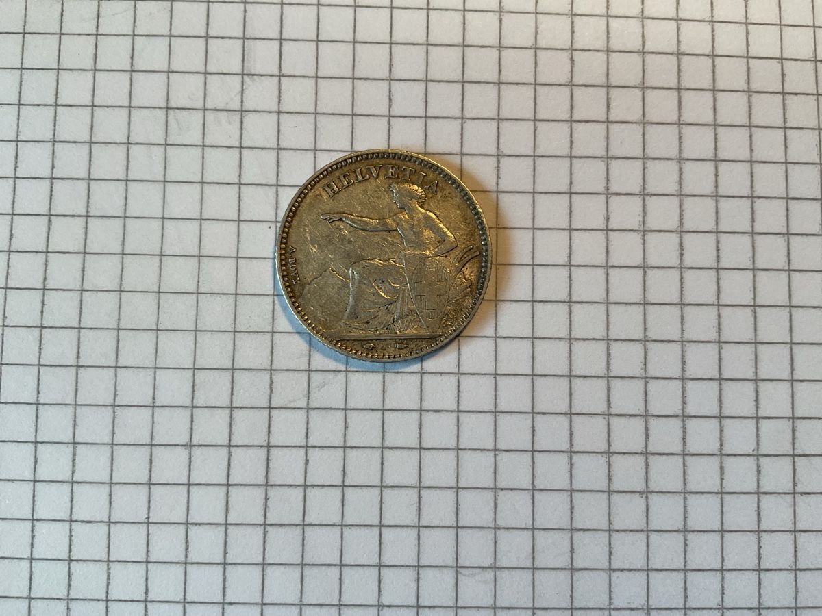 Toutes les monnaies: Schweizer Franken 1850  – D'occasion à Ursenbach par tho_8s6p