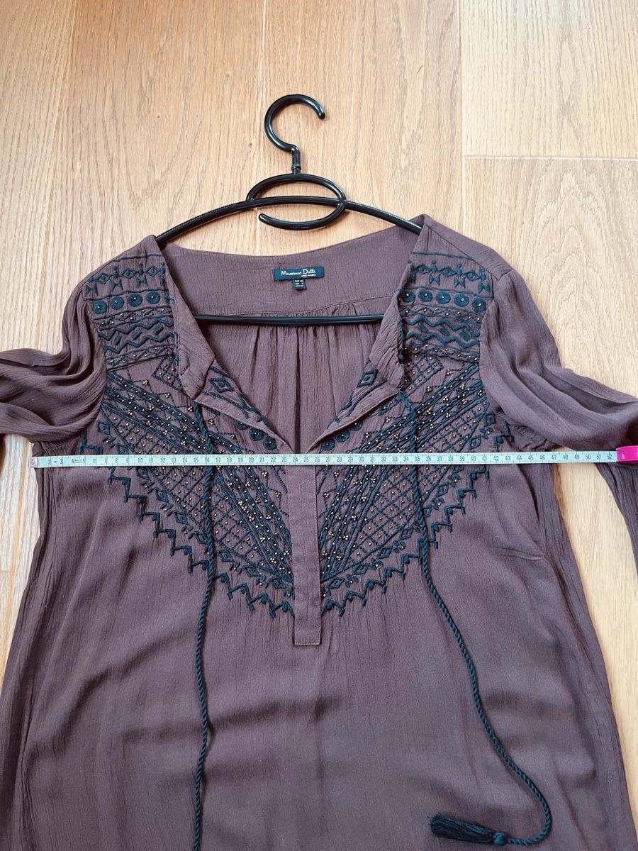 Massimo Dutti Camicette: Massimo Dutti Bluse, Gr. 36, braun – Usato da Wädenswil venduto da Iana32 2