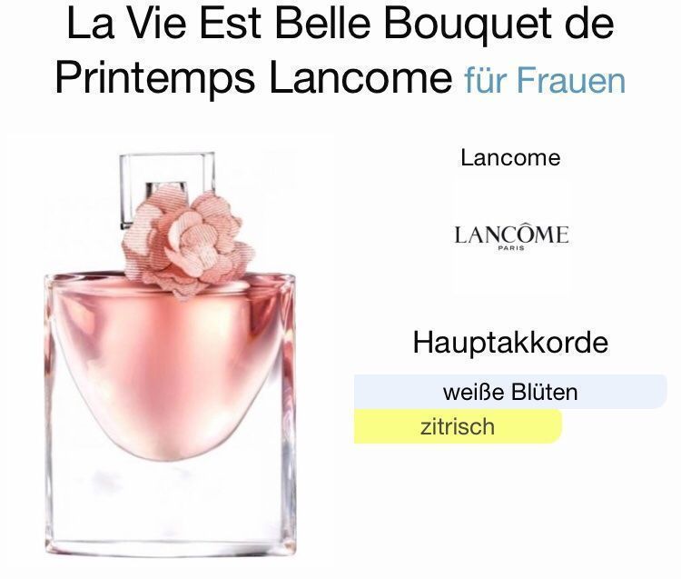 Lancome bouquet de printemps hot sale