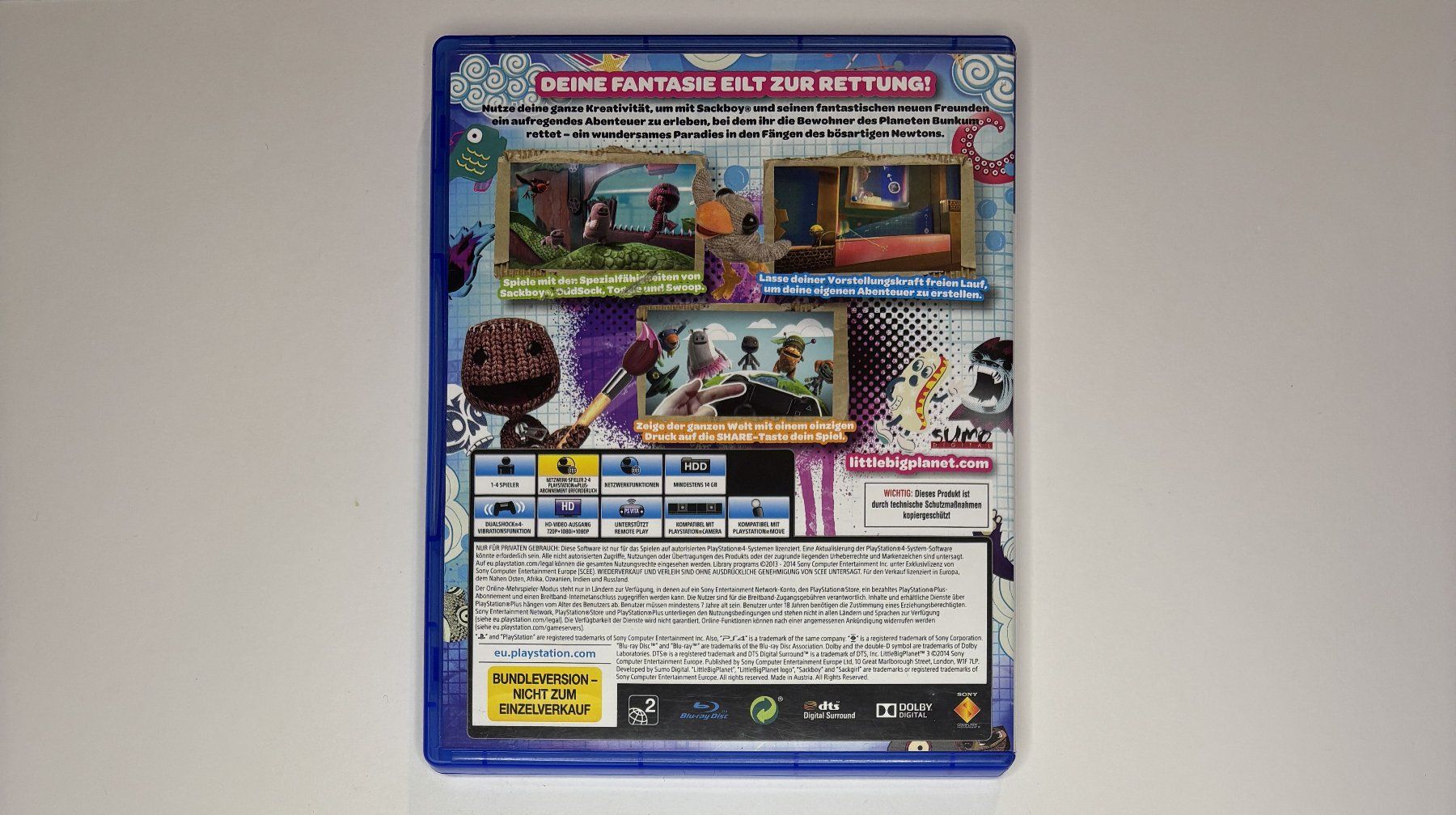 Giochi: PS4 - LittleBigPlanet 3 – Usato da Allschwil venduto da Bullach 2