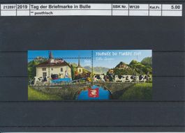 2019 Tag der Briefmarke "Bulle" - Block, ** postfrisch