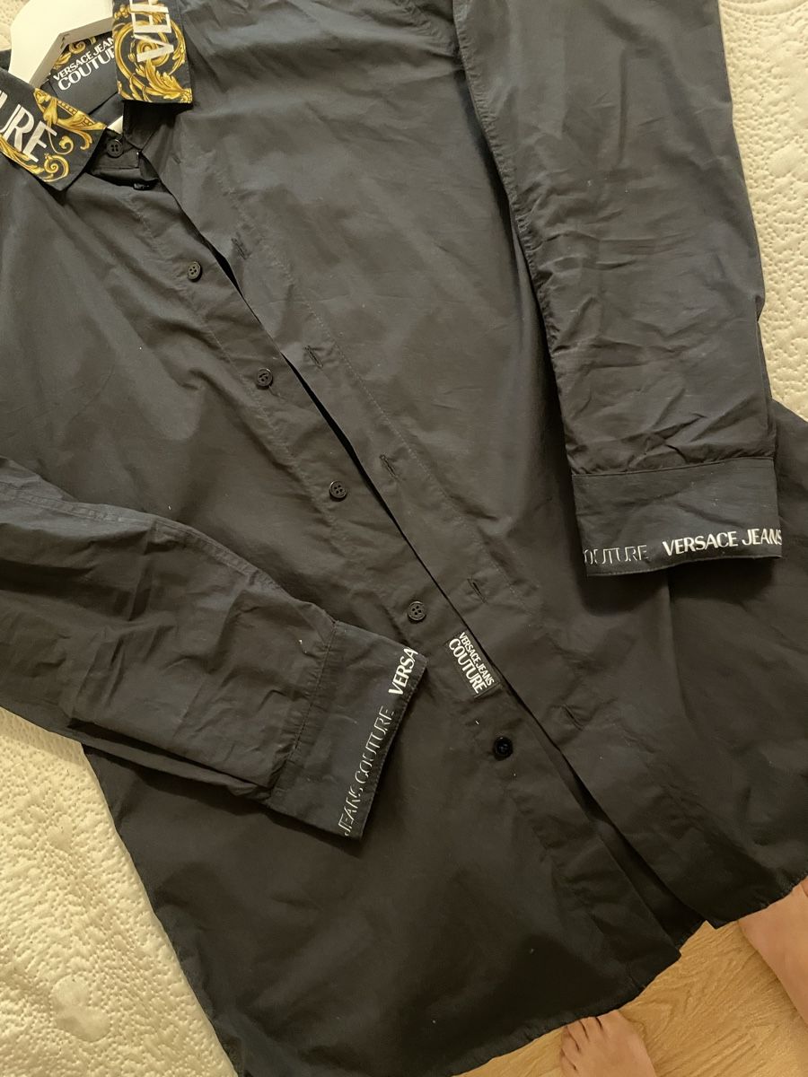 Versace Camicie: Versace Jeans Couture Hemd, Schwarz, – Usato da Niederhasli venduto da cak_g6nb 3