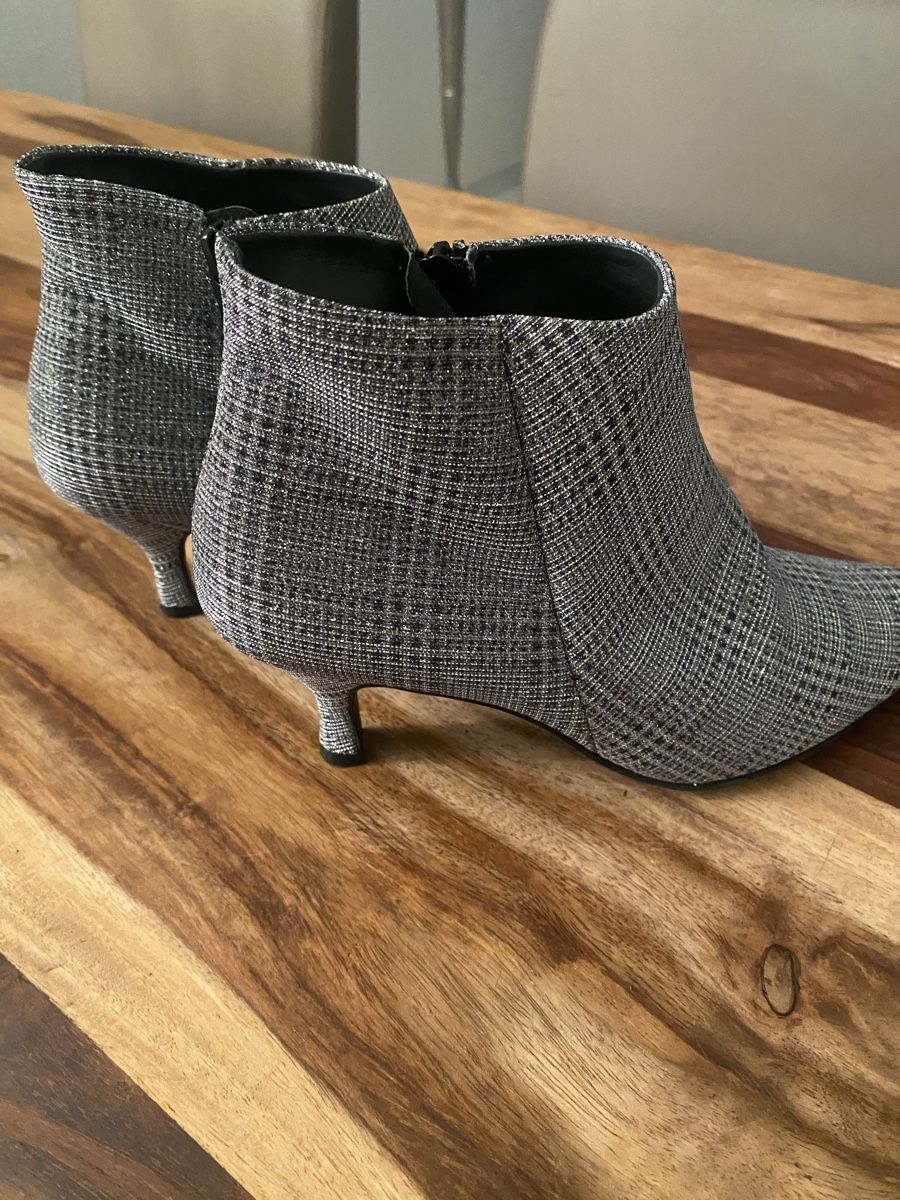 Paul Green Scarpe da donna: Paul Green Stiefelte Silber/ schwarz – Usato da Wädenswil venduto da bwu_npv9 1