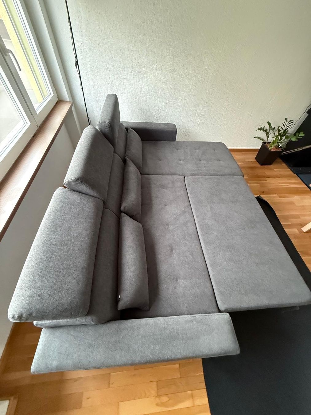 Divani: Carryhome ECKSOFA Webstoff Graphitfarben – Usato da Vättis venduto da MauMP 3