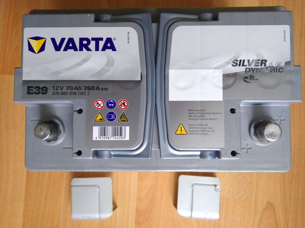 Varta E39 Silver Dynamic AGM 570 901 076 Autobatterie 70Ah