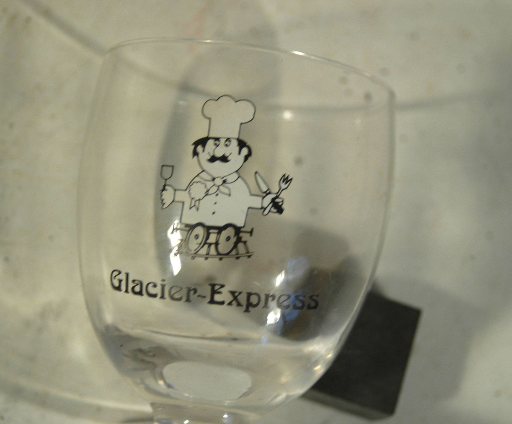 Bicchieri: Glacier Express Trinkglas mit Neigung – Usato da Herisau venduto da Wisen 3