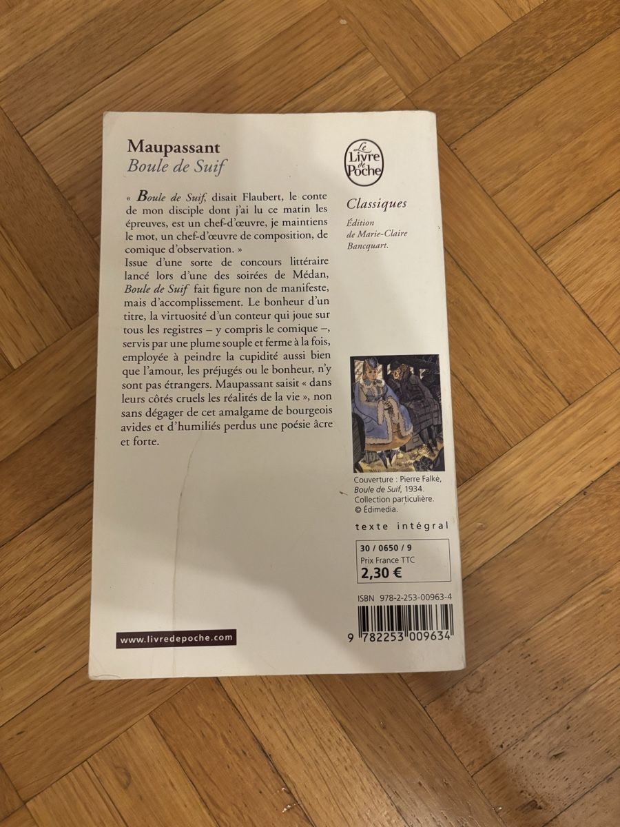 Libri: Boule de Suif, Maupassant – Usato da Remaufens venduto da nor_sly5 1