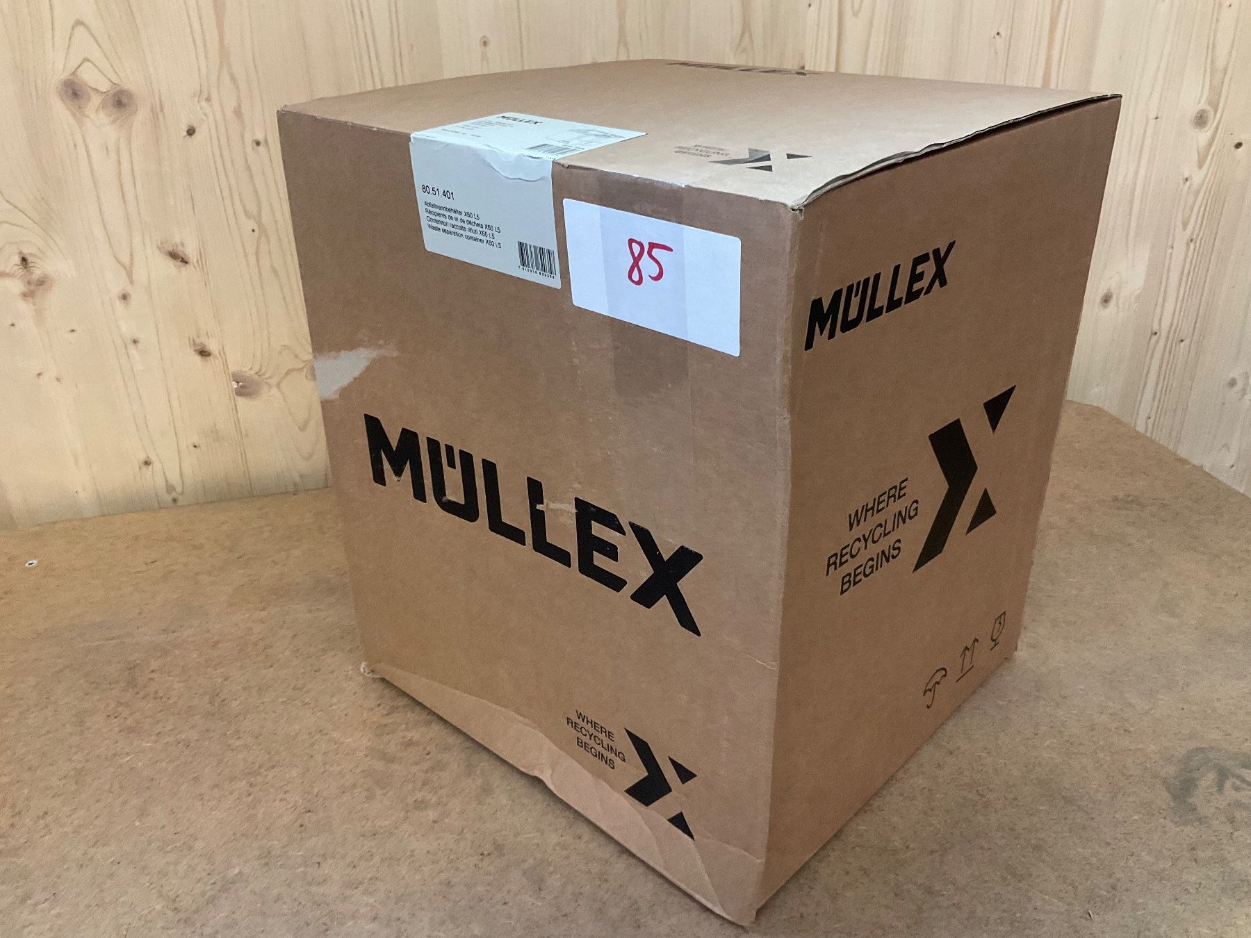 Müllex Abfalleimer: 085 Müllex Abfallsystem X60 L5 – Neu (gemäss Beschreibung) aus Derendingen von Meisterstuecke 5