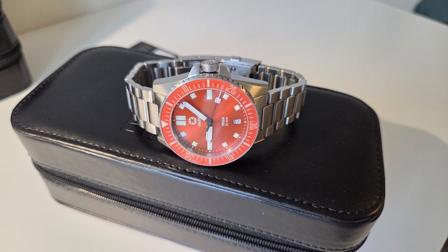 Uhren: Erebus Origin 38 Orange | neu – Neu und originalverpackt aus Zürich von Sommerlaune 3