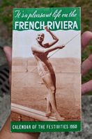 Prospekt FRENCH RIVIERA Côte d'Azur 1950 PROGRAMME DES FÊTES