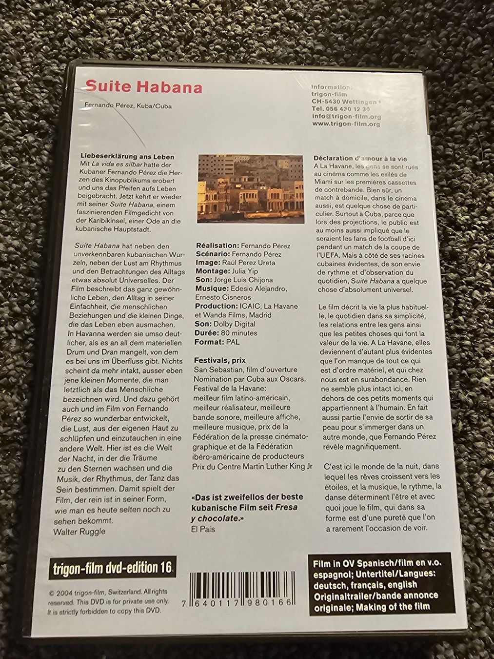 Tutti i DVDs: Suite Habana (20915) – Usato da Ruswil venduto da jan_bxl5 1