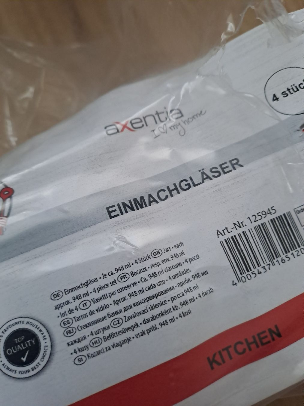 Contenitori & Simili: 2 grosse Einmachgläser, 948 ml, neu – Nuovo (secondo la descrizione) da Münchenbuchsee venduto da Babsique 1
