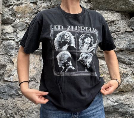 LED Zeppelin Tour T-Shirt Schwarz