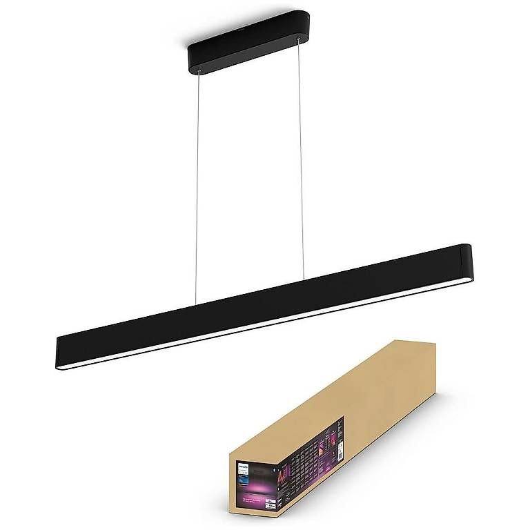 Philips Kronleuchter & Deckenlampen: NEUE Philips Hue Ensis Pendelleuchte schwarz – Neu und originalverpackt aus Magden von MMandir