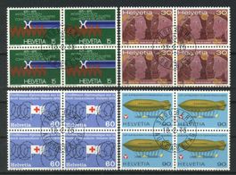1975, Sonderpostmarken, Viererblöcke, ET