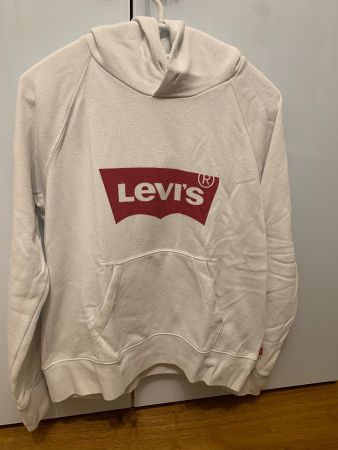 Kapuzenpulli Marke Levi‘s, Farbe Weiss, Gr. S