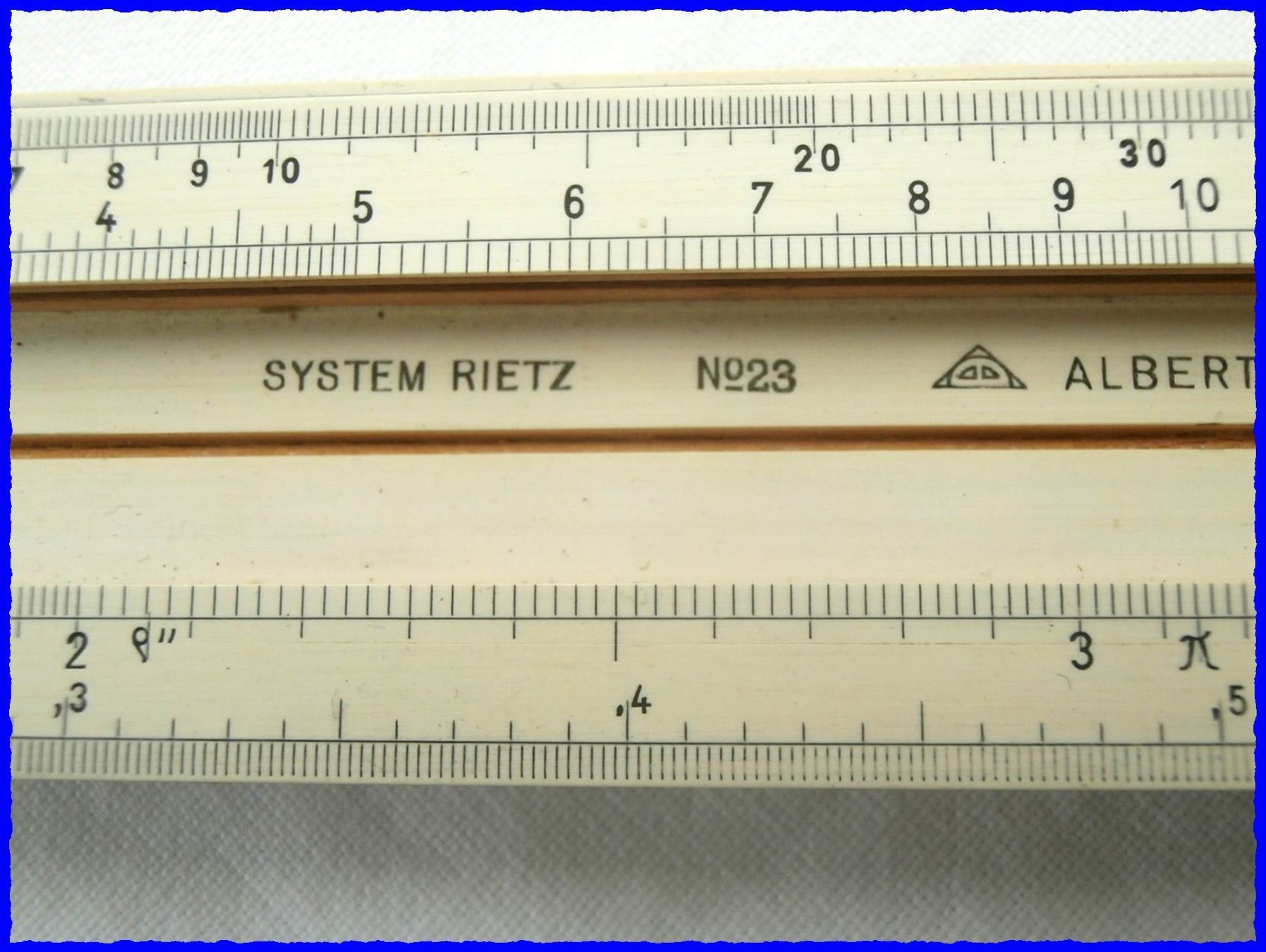 Calcolatrici tascabili: RECHENSCHIEBER - "NESTLER 23" - 40er-Jahren - mit Kartonbox – Usato da Worblaufen venduto da Re_mo81 3