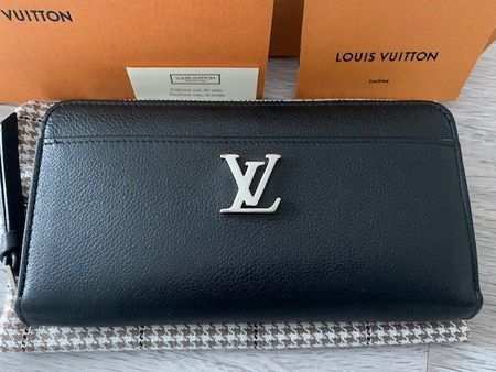 Portefeuille Louis Vuitton Lockme noir
