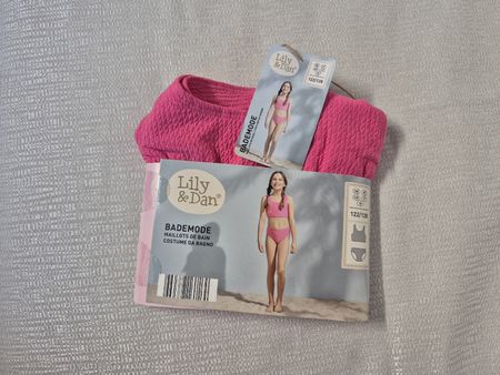 Maillot de bain fille Lily & Dan, taille 122/128, rose