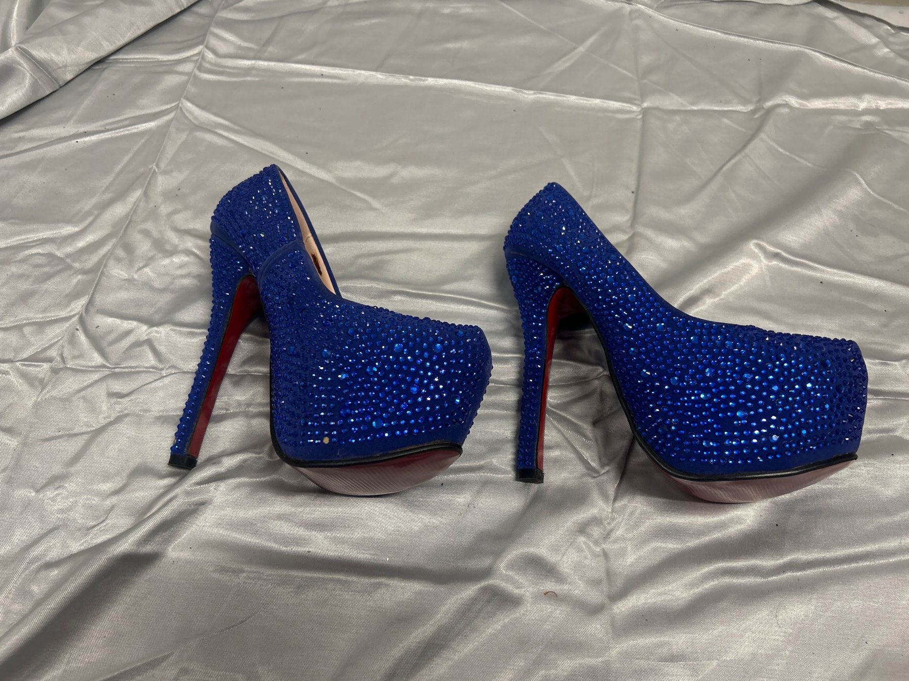 Damenschuhe: Plateau Pumps mit Strasssteinen Gr 35 Neu – Neu und originalverpackt aus Regensdorf von Spyke55 1