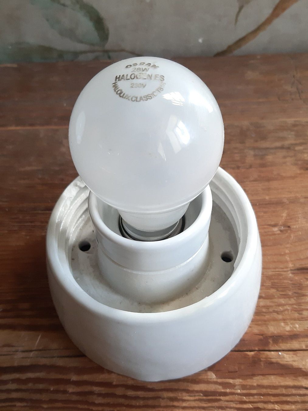 Kronleuchter & Deckenlampen: Alte Kugel Deckenleuchte Glas / Keramik E27 – Gebraucht aus Volketswil von bauteilverwerter 2