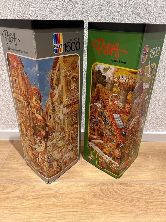 Heye Puzzle: 2x Heye Ryba, Spitzweg und Funny farm – Usato da Sennhof venduto da Dealmonster
