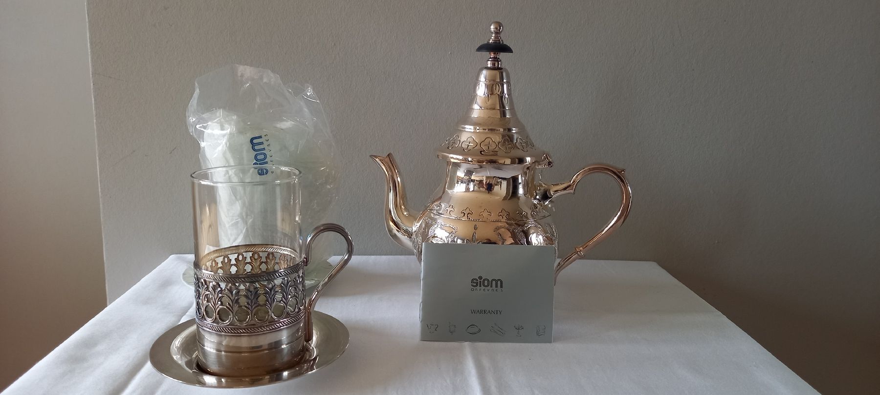 Set di piatti: Tea/Koffee set silver plated – Nuovo e nell'imballaggio originale da Genève venduto da sta_rq2b 1