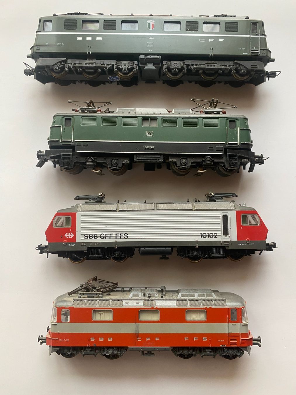 Modellini di ferrovie: 4 Lokomotiven – Usato da Rutschwil venduto da Kybi02