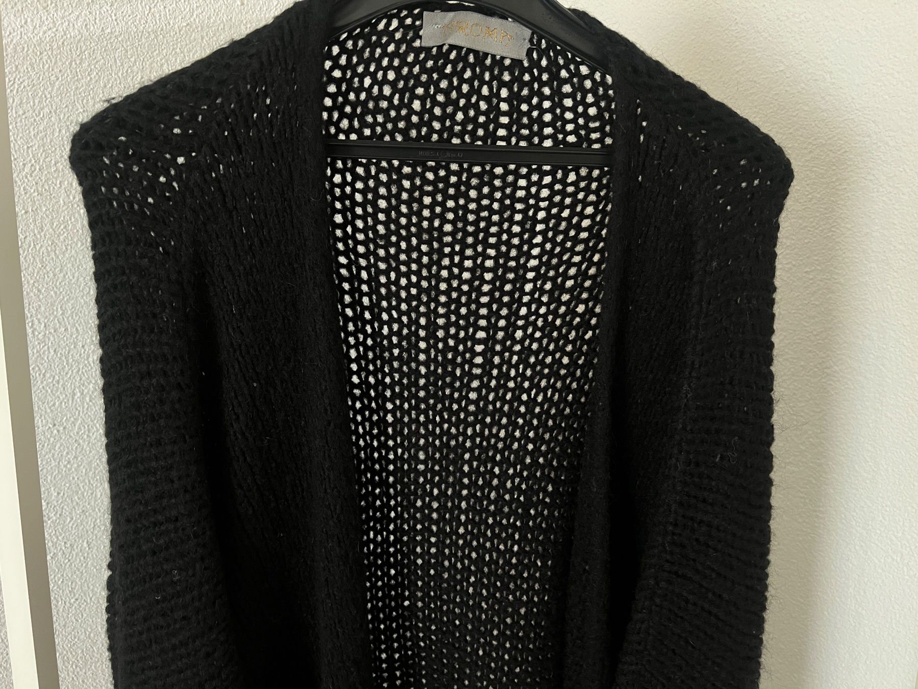 Jacken: Oversize Strickjacke One-Size, schwarz, Boho-Style – Gebraucht aus Zürich von methee1107 2