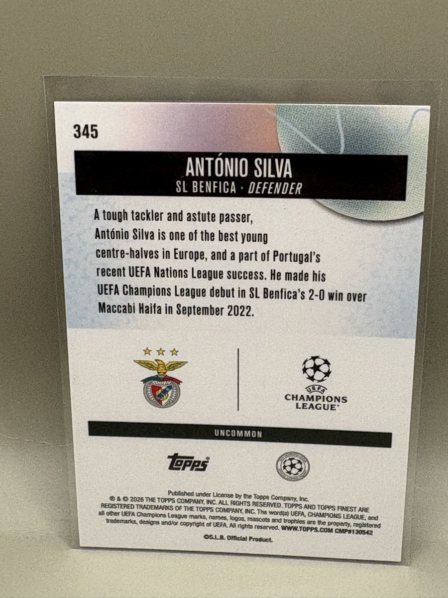 Topps Carte collezionabili: Topps Finest 26 - Antonio Silva – Nuovo (secondo la descrizione) da Oberbuchsiten venduto da Bananefrappe93 1