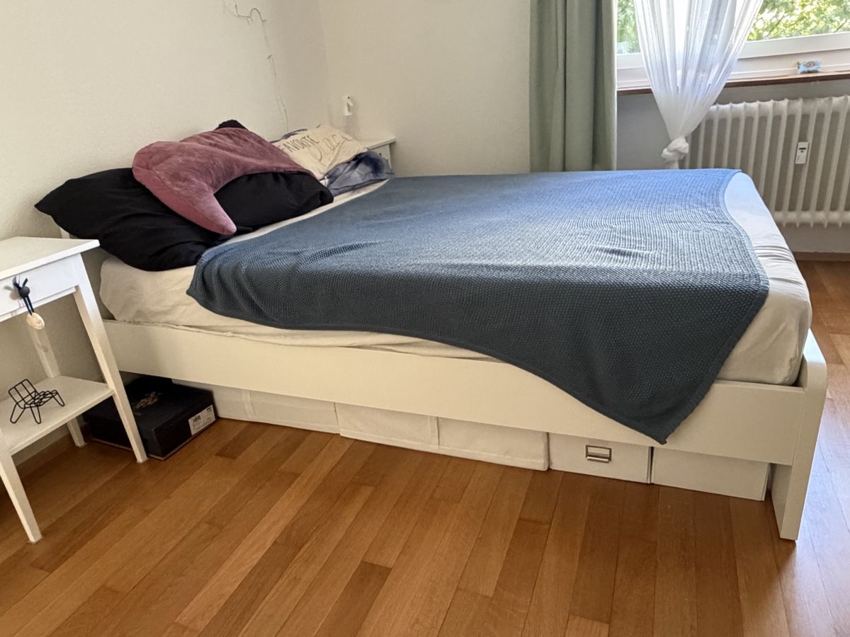 Ikea Letti: Ikea Bett Weiss 140x200 – Usato da Bern venduto da sof_d9fg 4