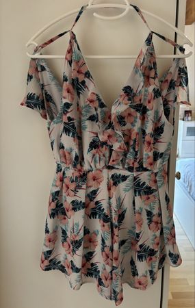 Wunderschöner Blumenprint Jumpsuit Gr. XS - guter Zustand
