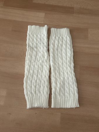 Weisse Stulpen