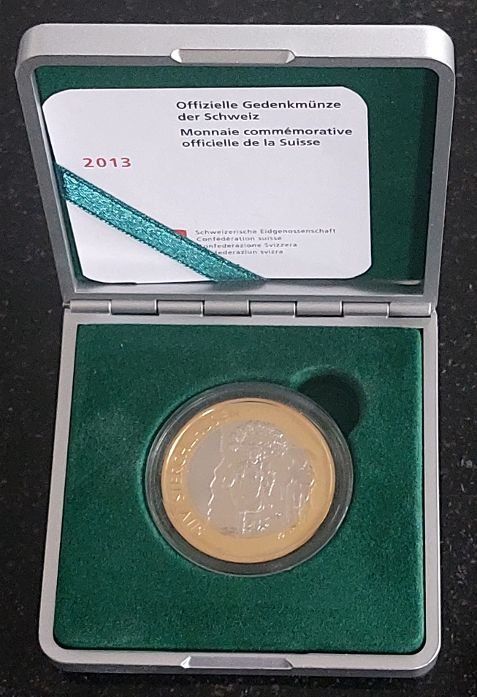 Alle Münzen: 10 Franken 2013 pp Silvesterchlausen Box – Neu (gemäss Beschreibung) aus Arch von moneyswiss