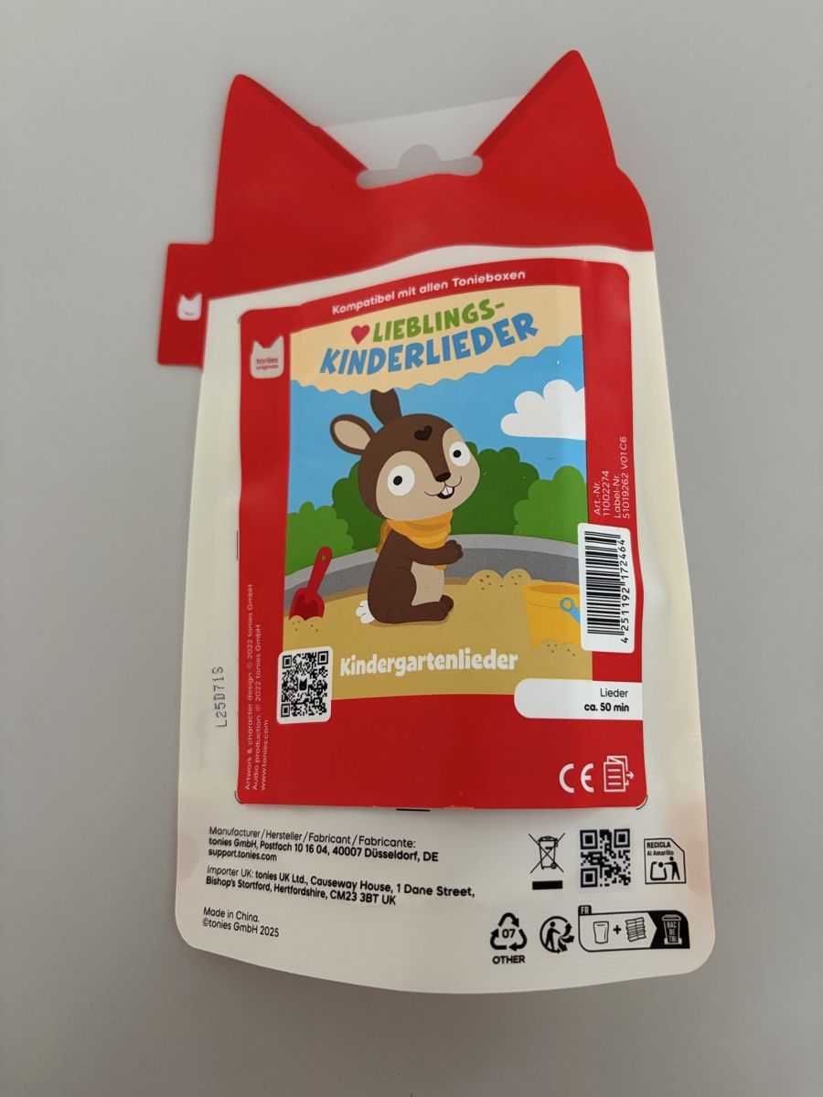 Audiolibri: Tonies - Kindergartenlieder - OVP – Nuovo e nell'imballaggio originale da Busswil BE venduto da saskia_ 1