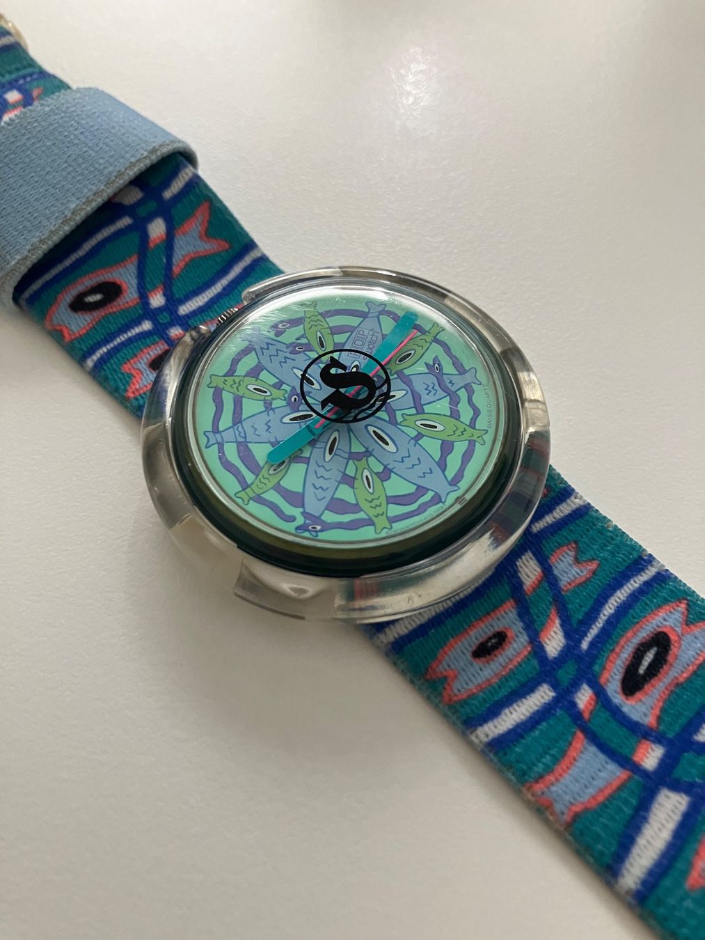 Swatch Orologi: POP-Swatch Blub Blub 1992 – Usato da Roggwil BE venduto da Alexanderson