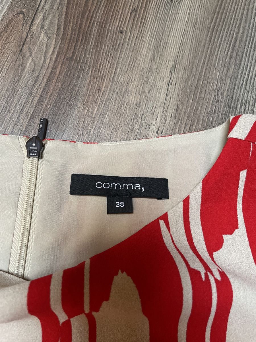 Comma Vestiti: Comma, Kleid rot/weiss  Gr. 38 💃 – Nuovo (secondo la descrizione) da Nänikon venduto da broug 1